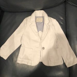 Zara Girls White Jacket